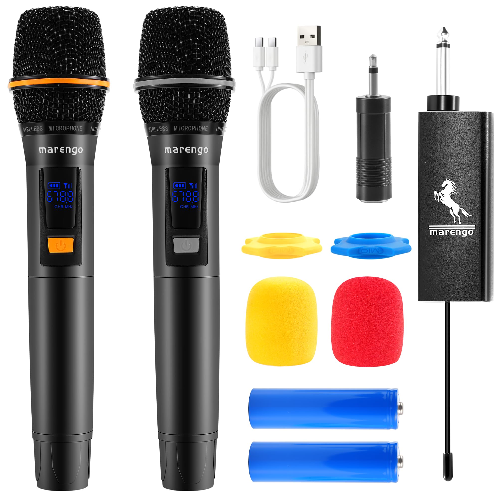 Amazon.com: Wireless Microphones, Professional UHF Dual Metal